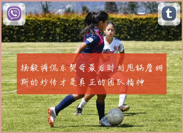 杨毅调侃东契奇最后时刻甩锅詹姆斯的妙传才是真正的团队精神