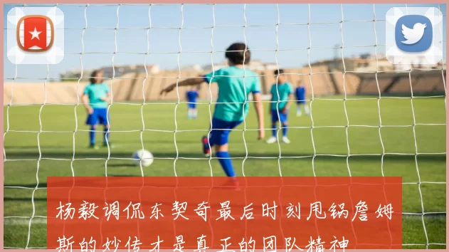 杨毅调侃东契奇最后时刻甩锅詹姆斯的妙传才是真正的团队精神