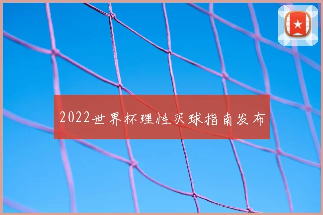 2022世界杯理性买球指南发布