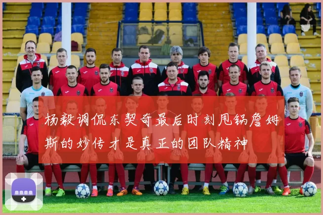杨毅调侃东契奇最后时刻甩锅詹姆斯的妙传才是真正的团队精神